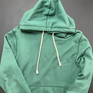 Green hoodie